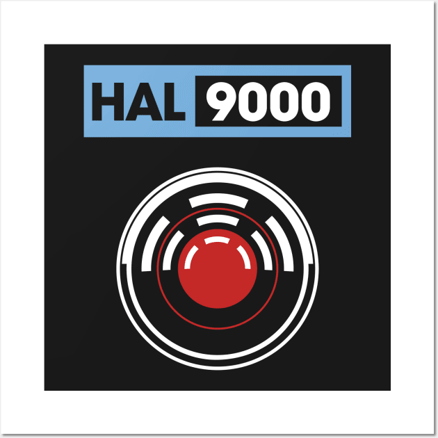 HAL 9000 Wall Art by Fanisetas